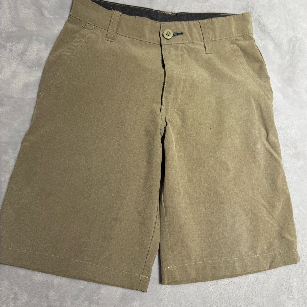 Burnside Boy’s Shorts - Navy and Tan - Picture 2 of 6
